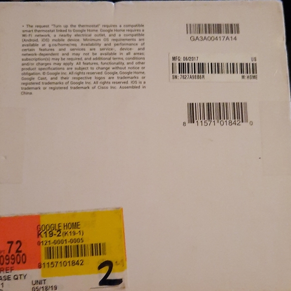 Google Home Speaker - Picture 3 of 3